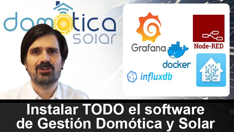 Domótica Solar - Instalar todo el software de gestión domótica y solar