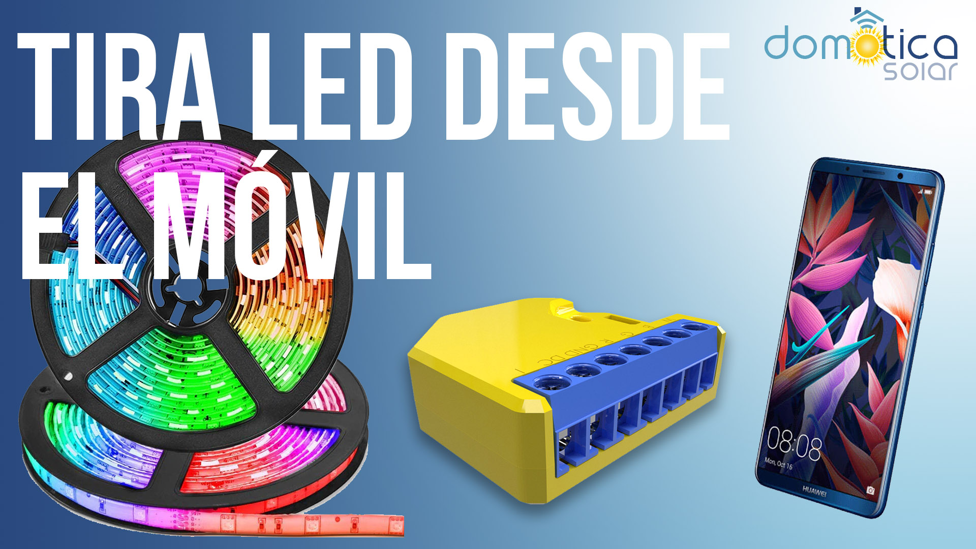 Tira led desde el móvil