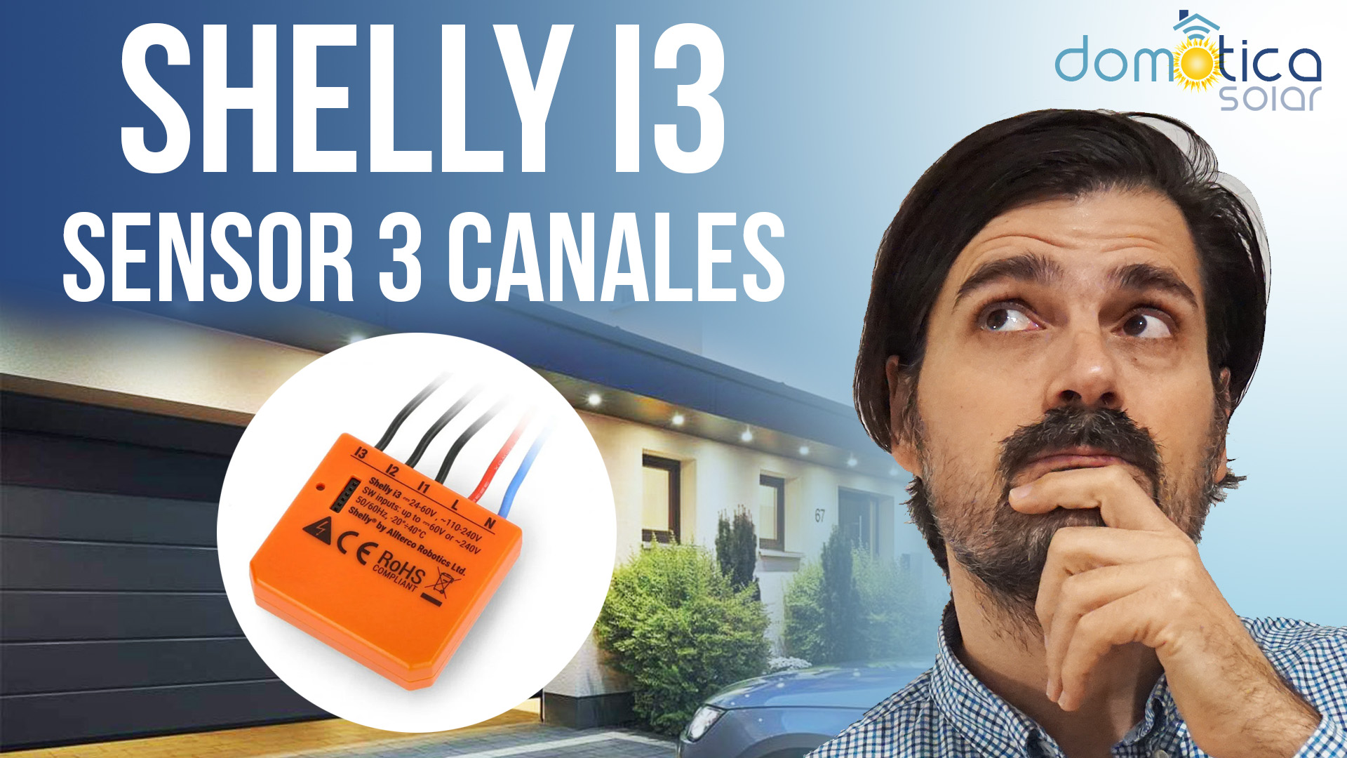 Shelly I3 Sensor 3 canales