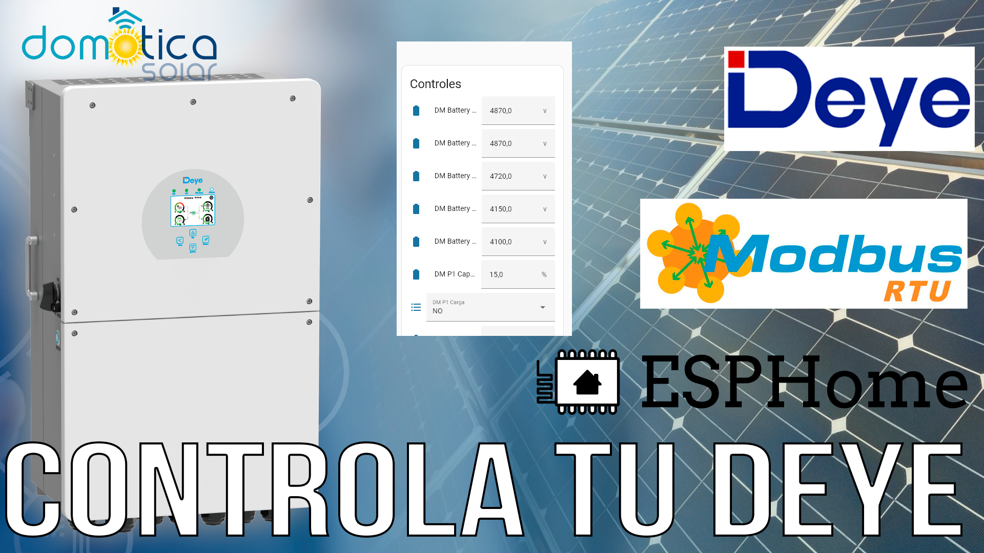 155. Obtencion datos modbus DEYE