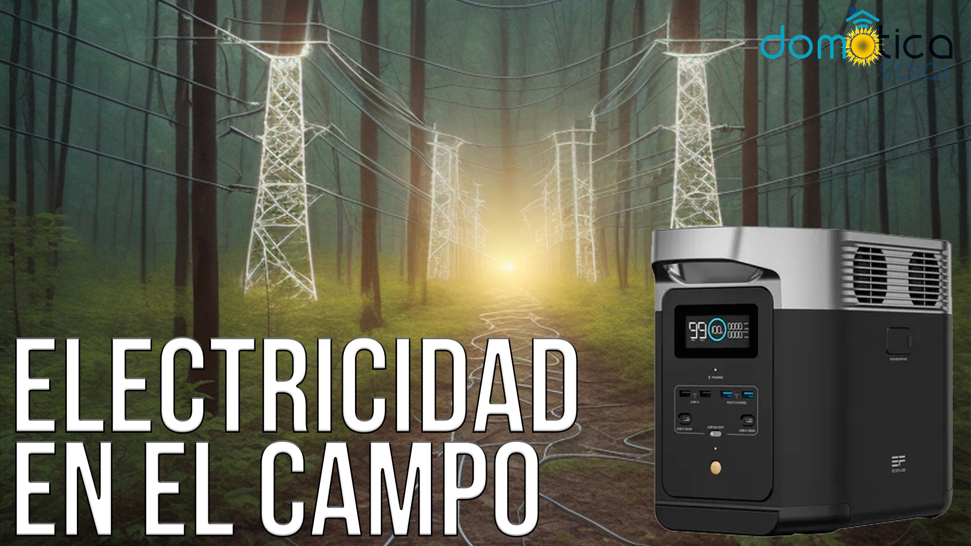 179. Ecoflow delta 2. Electricidad en medio del campo