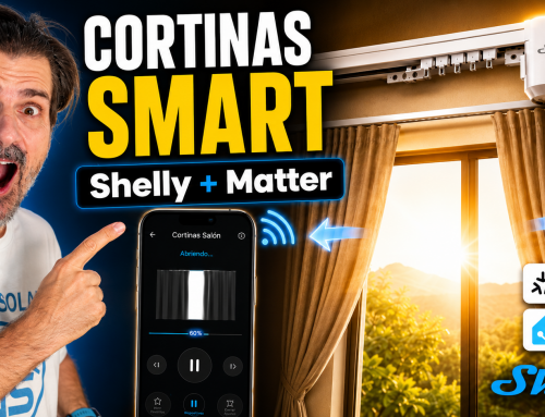 Shelly ya tiene cortinas inteligentes: Matter, Home Assistant y montaje fácil