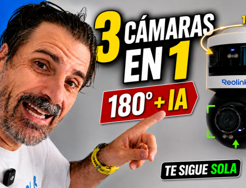 Esta cámara Reolink lo ve TODO: 180° panorámico y zoom automático